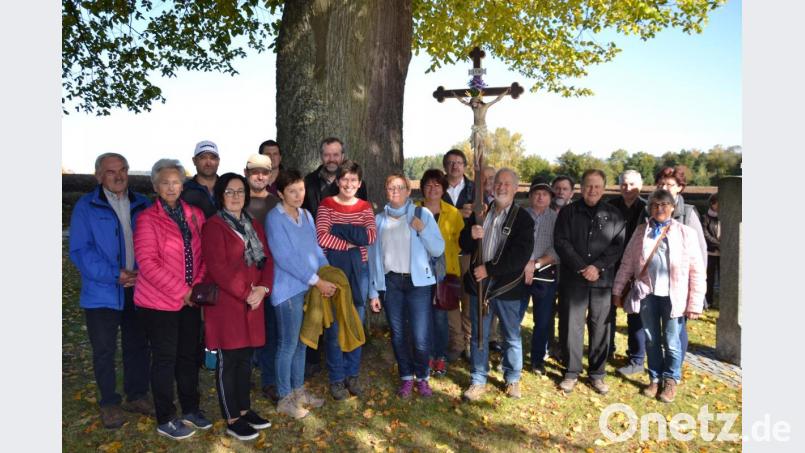 Eine Trausnitzer Pilgergruppe besuchte das diesjährige Übersetzungsfest in der Wieskirche. Bild: gi