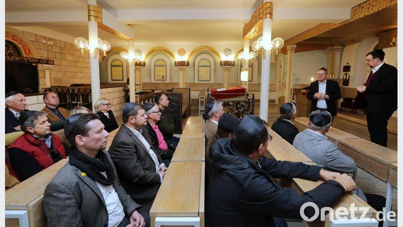 CSU-Fraktion vor Ort: Synagoge der Israelitischen Kultusgemeinde Amberg Bild: Wolfgang Steinbacher