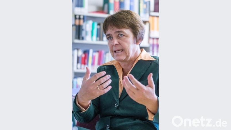 Die Vorsitzende des Vereins Donum Vitae in Bayern, Sabine Demel. Bild: Armin Weigel/dpa