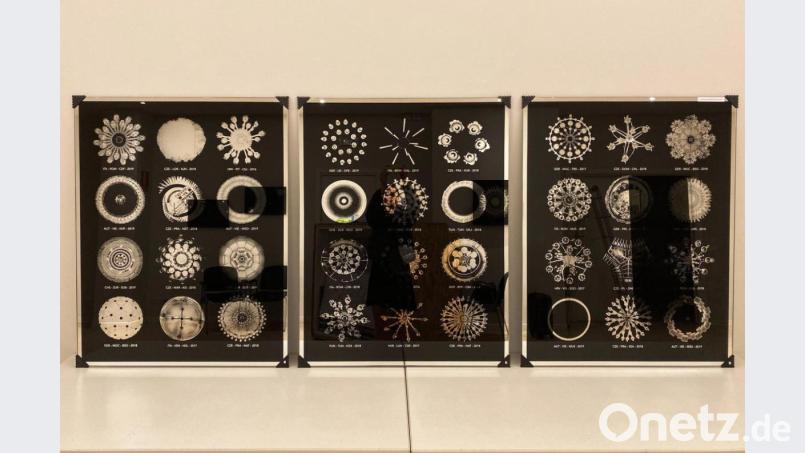 Leuchtende Kristalle: Damit bezaubert Miriam Ferstl derzeit die Besucher des Pilgerzentrums in Rom. Bild: exb