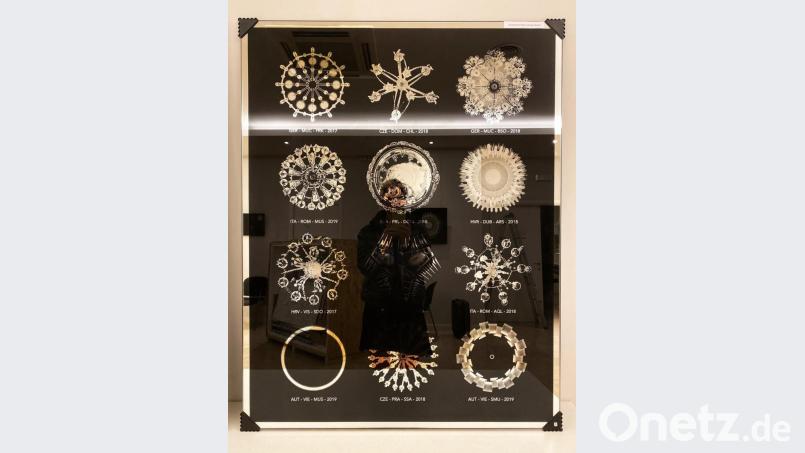 Dem flüchtigen Blick auf kristalline Formen hat die Künstlerin Miriam Ferstl eine dauerhafte Form verliehen. Zu sehen sind ihre Werke bis 24. Oktober im Deutschen Pilgerzentrum in Rom. Bild: exb