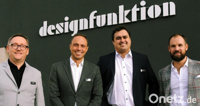 Die Geschäftsführer der „designfunktion“-Gruppe (von links): Jürgen Schlag, Samir Ayoub, Stefan Grasenhiller und Michael Fillenberg. Bild: gf