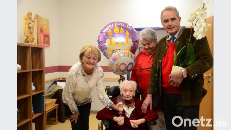 Hoch soll sie leben: Barbara Paulus steht zum 100. Geburtstag im Mittelpunkt. Bild: Kunz