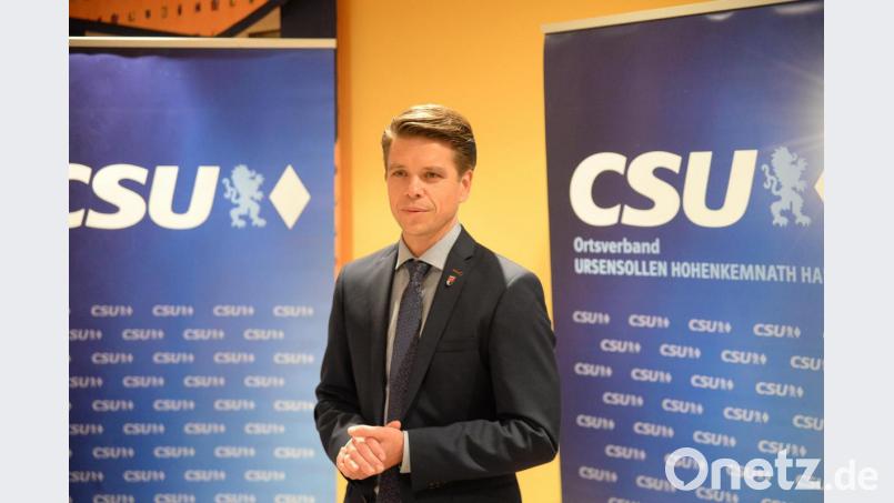 Achim Kuchenbecker, Bürgermeisterkandidat der CSU für das Bürgermeisteramt in der Gemeinde Ursensollen bei den Kommunalwahlen 2020. Bild: Andreas Brückmann
