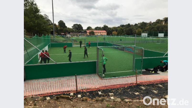 Die neue &quot;Soccerarena&quot; des SC Eschenbach. Bild: rn