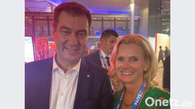 Mit Andrea Lang wird es CSU-Chef Markus Söder künftig öfter zu tun haben. Bild: exb/Andrea Lang