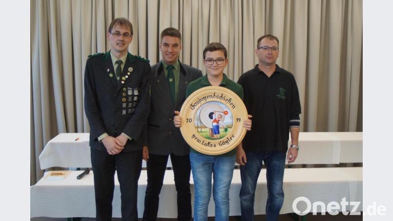 Die Gaujugendscheibe gewann Lukas Hägler aus Pfreimd. Bild: slh