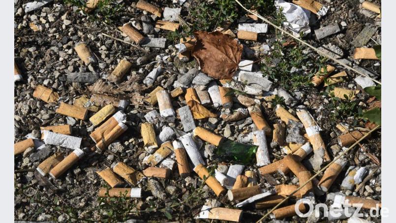 Nürnberg nimmt verstärkt &quot;Kippenschnippser&quot; ins Visier. Symbolbild: Petra Hartl