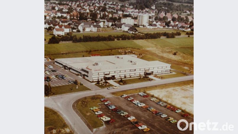 Der Auerbacher Cherry-Standort im Luftbild. Die Aufnahme entstand um 1975. Bild: Cherry