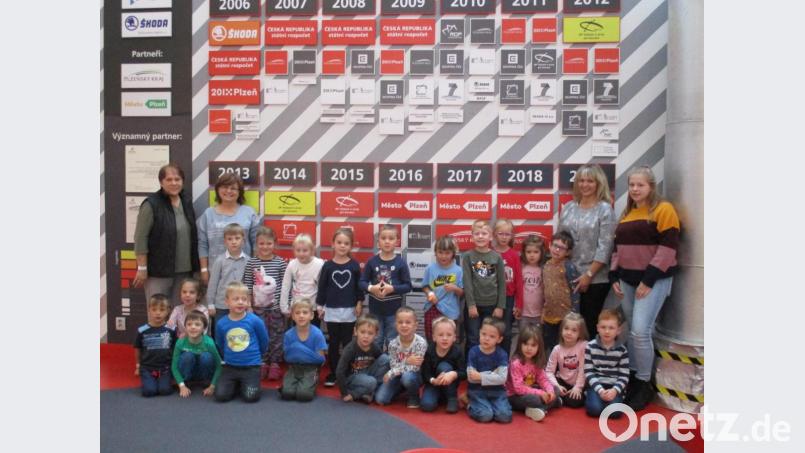 Deutsche und tschechische Kinder im Techmania. Bild: fvo