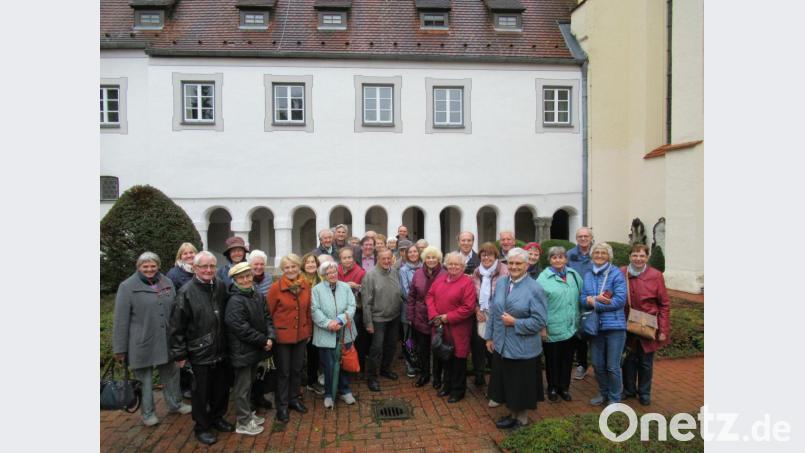 Die Wallfahrer aus Amberg besuchten die päpstliche Basilika "Maria Brünnlein" in Wemding. Bild: Donhauser/exb
