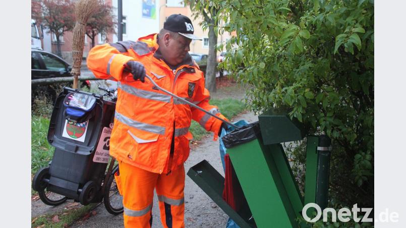 Marcus Drechsler ist fast jeden Tag auf der Jagd nach Müll unterwegs durch die Stadt. Bild: olr