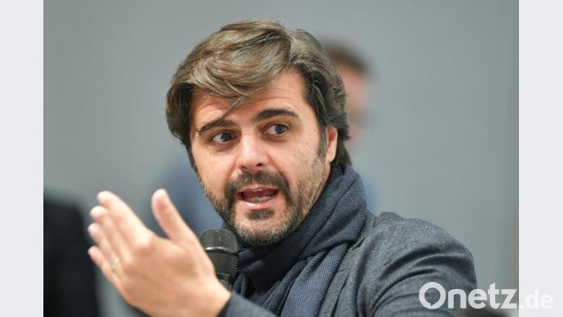 Der Journalist Juan Moreno auf der Frankfurter Buchmesse. Foto: Jens Kalaene/zb/dpa Bild: Jens Kalaene