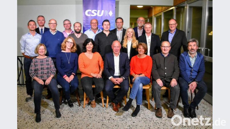 Die Gemeinderatskandidaten der Kümmersbrucker CSU nach der Nominierung. Bild: Bernhard Rabe