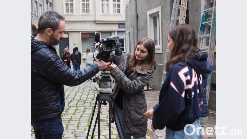 Erst die &quot;#Erasmusdays 2019&quot;, am Wochenende darauf ein Workshop in den Bavaria-Filmstudios München: Die EHG-Erasmus+-Projektgruppe ist motiviert. Bild: exb