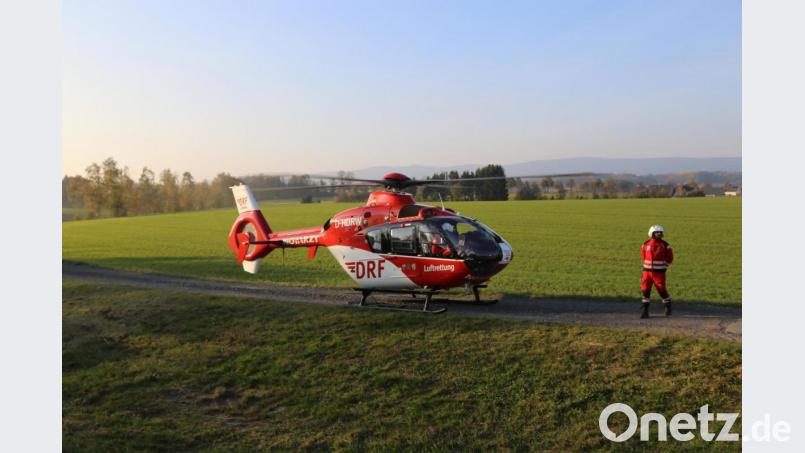 Der Rettungshubschrauber Christoph 80 brachte den Notarzt. Bild: Roland Wellenhoefer