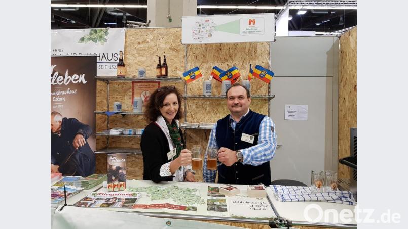 Die Oberpfalz in Nürnberg. Die Kommunbrauerei Eslarn ist mittlerweile bekannt und der Stand auf der Consumenta immer gut besucht. Bild: buc