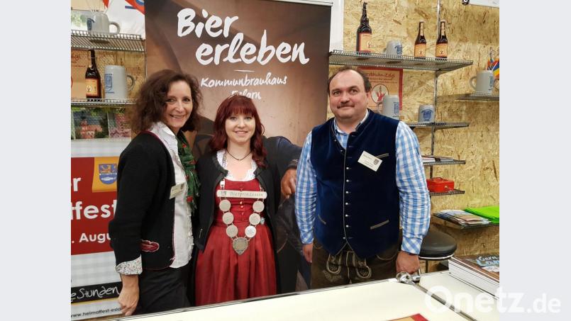 Die Oberpfalz in Nürnberg. Die Kommunbrauerei Eslarn ist mittlerweile bekannt und der Stand auf der Consumenta immer gut besucht. Bild: buc