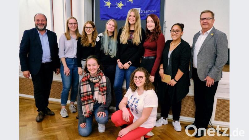 Treffen in Amberg am Erasmus-Day. Bild: Hendrik Rosenboem/exb