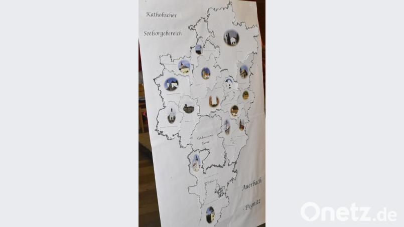 Collage aus den Bildern der Pfarreien als Seelsorgebereich Auerbach-Pegnitz Bild: sck