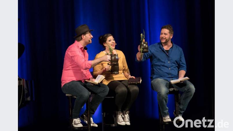 &quot;Drei Wünsche frei&quot; mit Tom Bauer, Veronika Frank und Sebastian Hagengruber. Bild: Stefan Vetter
