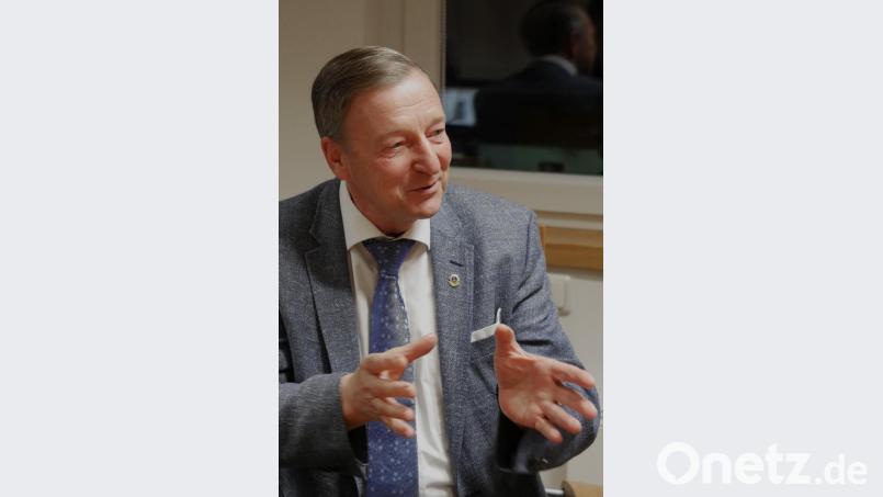 Seniorchef Wilhelm Ziegler sagt, &quot;wir bauen unsere Wand ohnehin&quot;. Bild: tr