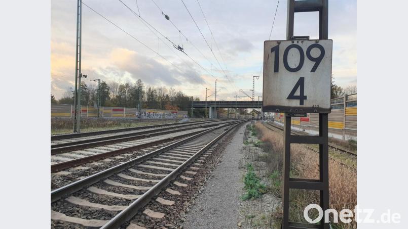 Die Einfahrt zum Bahnhof Regensburg. Künftig sollen auch über den Gleisen Richtung Weiden Stromkabel verlaufen Bild: Anna Käser