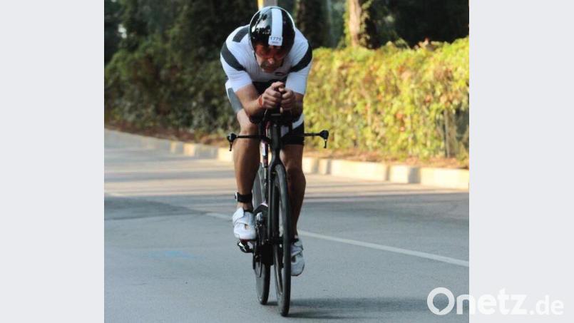 Felix Bydkiewski auf der Radstrecke in Belek Bild: Bydkieweski