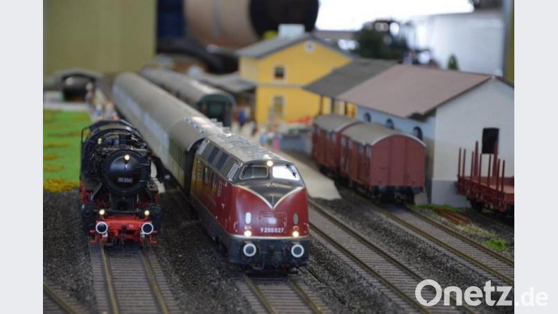 Die Spur-1-Anlage im Maßstab 1:32 zeigt den Bahnhof Windischeschenbach. Bild: exb