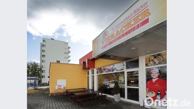 Die Bäckerei Vieracker mit Sitz in der Friedrich-Ebert-Straße und fünf weiteren Filialen in Amberg und Sulzbach-Rosenberg musste Insolvenz anmelden. Der Betrieb soll aber weitergehen. Bild: Wolfgang Steinbacher