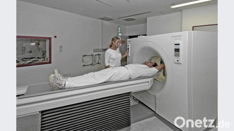 Der Computertomograph in der Tirschenreuther Klinik. Bild: tr