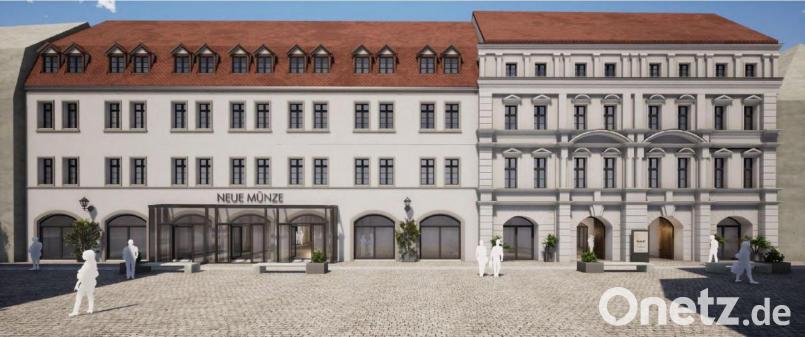 So soll sie aussehen, die Neue Münze in der Bahnhofstraße. Wichtig ist dem neuen Eigentümer, der Bauart, möglichst viel von der historischen Substanz zu erhalten. Grafik: Bauart Amberg