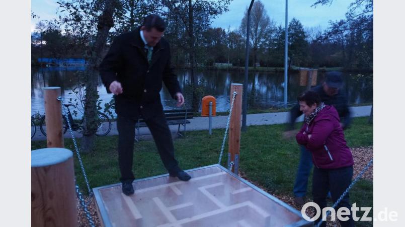 Landrat Thomas Ebeling in Aktion. Bild: bl