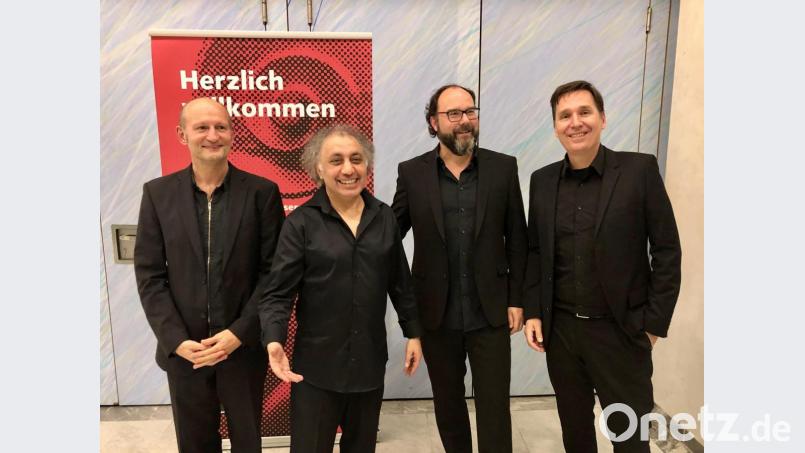 Von links: Jakob Neubauer, Edouard Tachalow, Johannes Huth, Andreas Dopp, Bild: dok