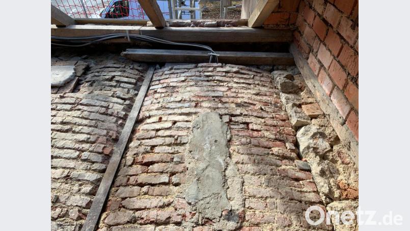 Blick unters Dach: Das Gewölbe im vorderen älteren Teil von oben. Bild: ld