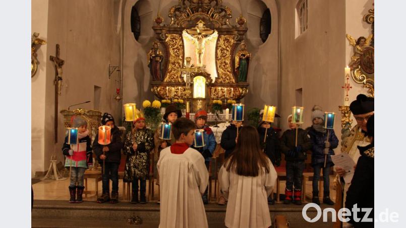 Die Vorschulkinder gestalten den Wortgottesdienst mit. Bild: exb/Heidrun Hofmeister