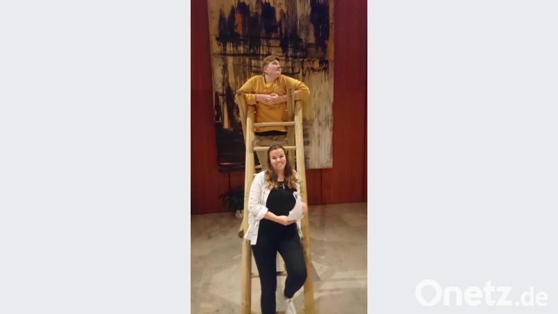 Theatergruppe Eigenart zum Theaterstück &quot;Unsere kleine Stadt&quot; Bild: exb