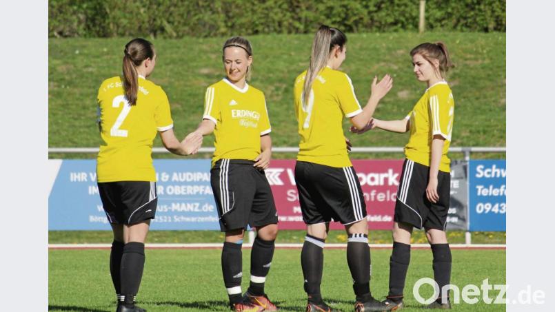 Die Schwarzenfelder Frauen haben beste Aussichten auf den Aufstieg in die BOL. Zur Winterpause sind sie in der Bezirksliga Nord Spitzenreiter. Bild: Harmsen/exb