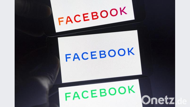 Das neue Firmenlogo von Facebook auf einem Smartphone-Bildschirm. Foto: Andre M. Chang/ZUMA Wire/dpa Bild: Andre M. Chang