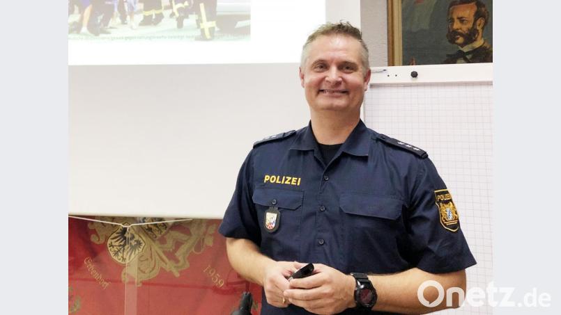 Polizeihauptkommissar Thorsten Fiebiger von der Polizeiinspektion Kemnath Bild: njn