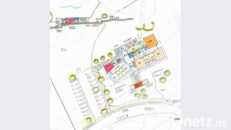 Die rückwirkende Änderung der Richtlinie zur Förderung von Kinderbetreuungseinrichtungen betrifft auch den geplanten Neubau in Oberviechtach. Statt bis zu 90 Prozent gibt es nur noch 58 Prozent an Förderung. Bild: exb