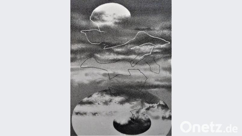 Federzeichnung "Am Anfang". Repro: ubb