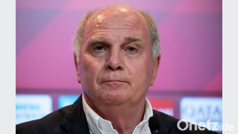 Am Freitag wurde Uli Hoeneß als Präsident des FC Bayern verabschiedet. Bild: Sven Hoppe