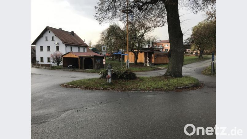 In Kalmreuth geht es vor allem um die Gestaltung des Dorfplatzes; der Bauwagen soll als Treffpunkt erhalten bleiben. Bild: eig