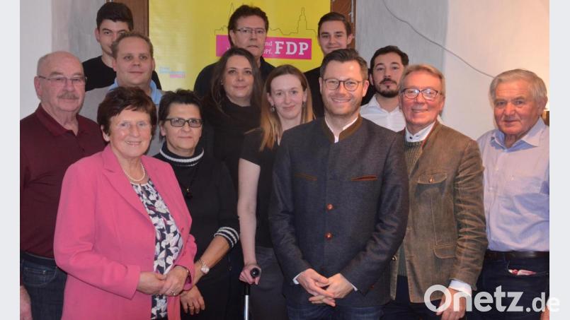 Der neue Vorstand des FDP-Kreisverbandes. Bild: Kunz