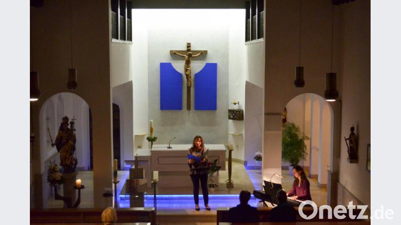 Geistliche Lieder waren beim Benefizkonzert in der Krankenhaus-Kapelle zu hören. Bild: cls