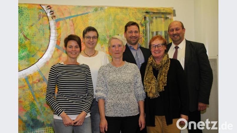 Sie stehen an der Spitze des Fördervereins (von links): Tonia Auer, Andrea Neumaier, Brigitta Schöner, Wolfgang Meier, Christl Luber und Michael Bader. Bild: ads