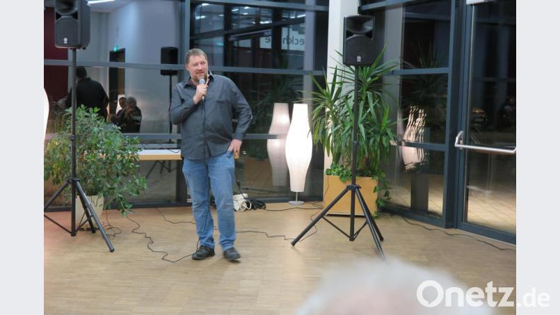 Bei seinen beiden Auftritten strapazierte Michael Herold die Lachmuskeln der Vitalsportler. Bild: jzk