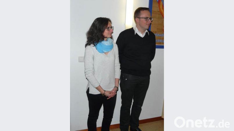 Annette Fischer und Martin Pflug leiten den Teunzer Chor &quot;Horizont&quot; seit 20 Jahren. Bild: weu