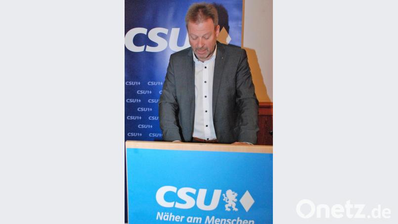 Bürgermeisterkandidat Alwin Märkl: "Wir werden gemeinsam auch in Zukunft die vielen Herausforderungen, die auf uns zukommen, lösen." Bild: sche